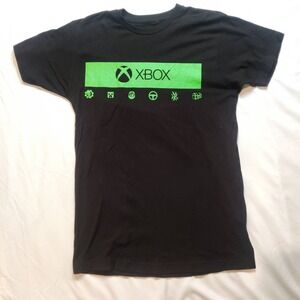 X-BOX‎ Classic Vintage Logo Black X Box Men's Short Sleeve T-Shirt M